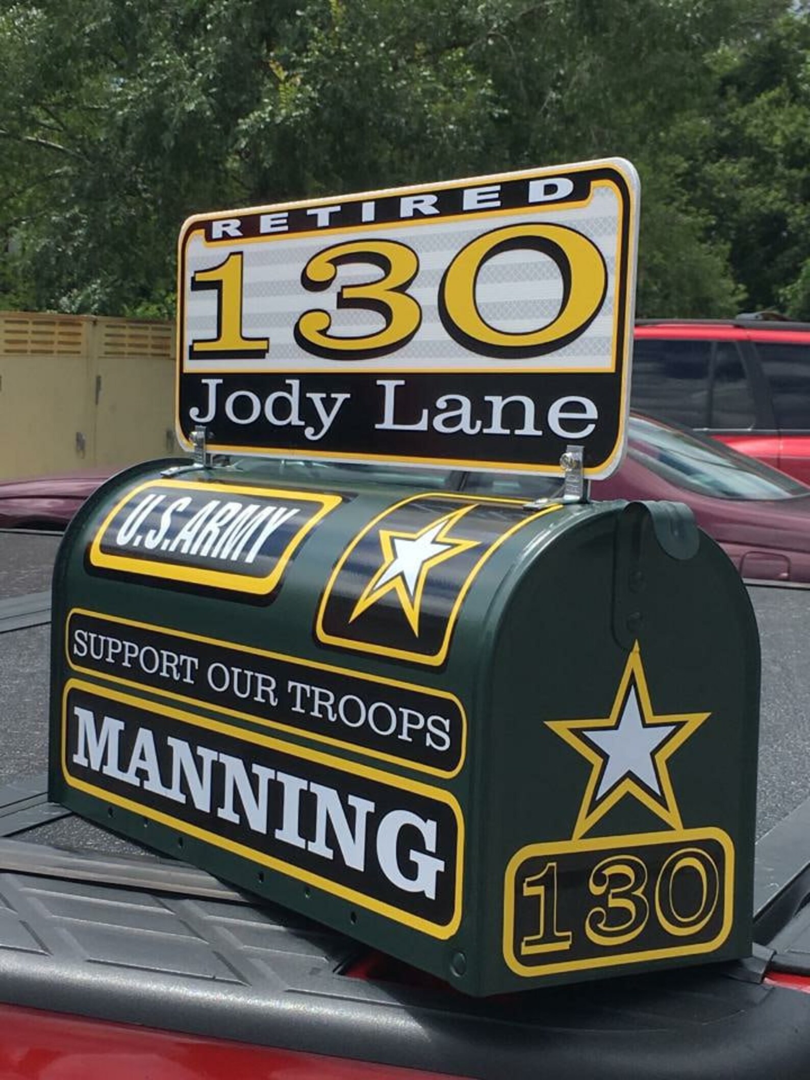 Custom Mailbox with Matching Reflective Address Sign Help Etsy