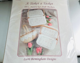 A Tisket A Tasket Three Nantucked Style Baskets Lorri Birmingham Design New A Tisket A Tasket Three Nantucked Style Baskets Lorri Birmingham Design New