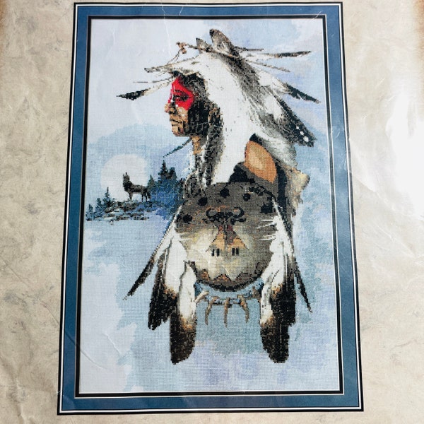 Cross Stitch Patterns Native American Etsy
