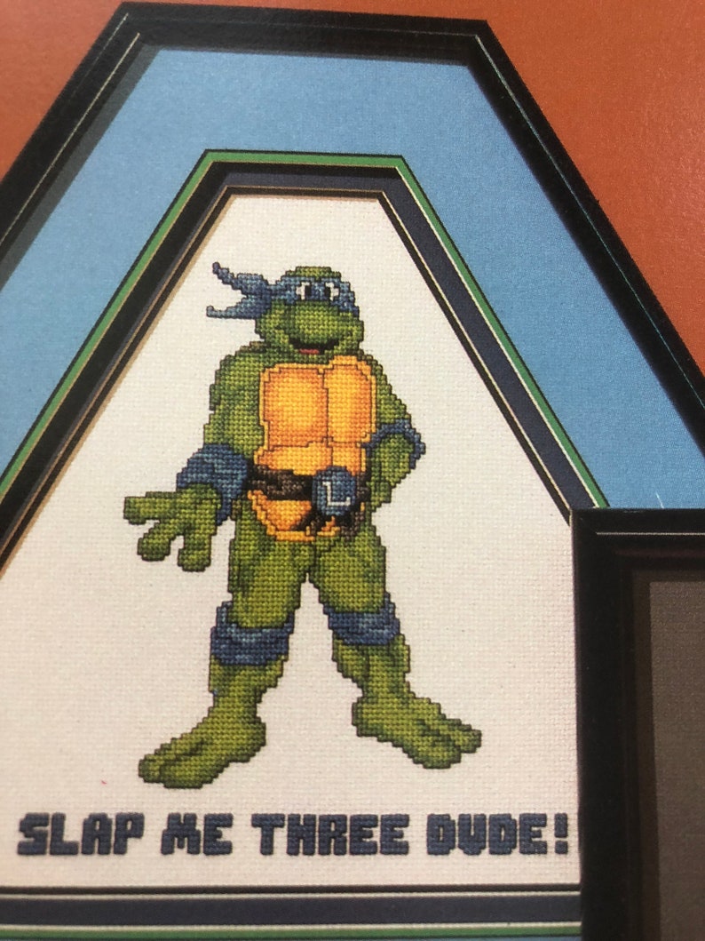 Teenage Mutant Ninja Turtles Counted Cross Stitch Patterns Set of 5 Including...See Description for details*