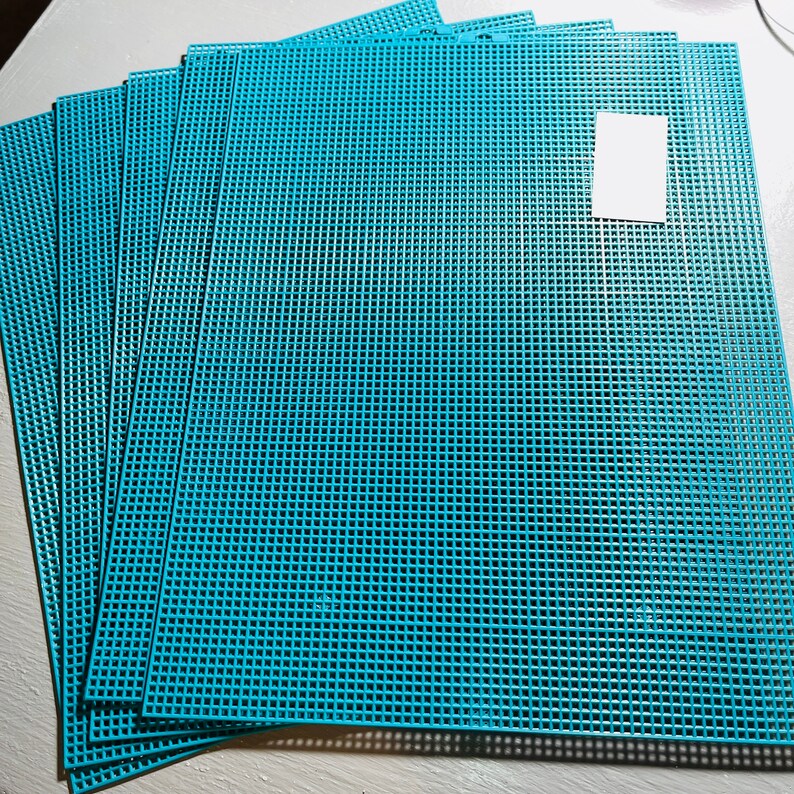 Plastic Canvas 7 mesh 10.5 by 13.5 Inch Please See Etsy