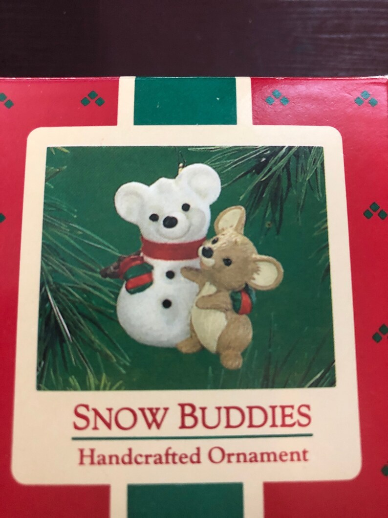 Hallmark Snow Buddies Vintage 1986 Keepsake Ornament Etsy