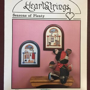 HeartStrings Seasons of Plenty The Artists Collection AC 28 Vintage 1987, geteld kruis, stekentabel