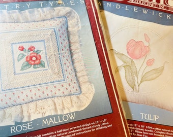 Cathy Needlecraft, Choice Of Candlewicking, Embroidery Kits, See Descriptions*