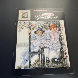 Stoney Creek Sunday At Grandma's Leaflet 60 rocznik 1993 Wykres haftu krzyżykowego