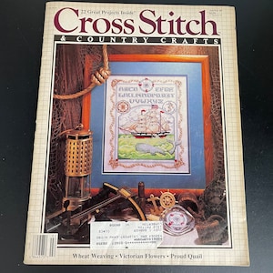 Cross Stitch & Country Crafts choix de magazines de motifs de point de croix voir photos et variantes*