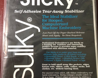 Sulky, Sticky, vintage 1996, Selbstklebender Abreißstabilisator*