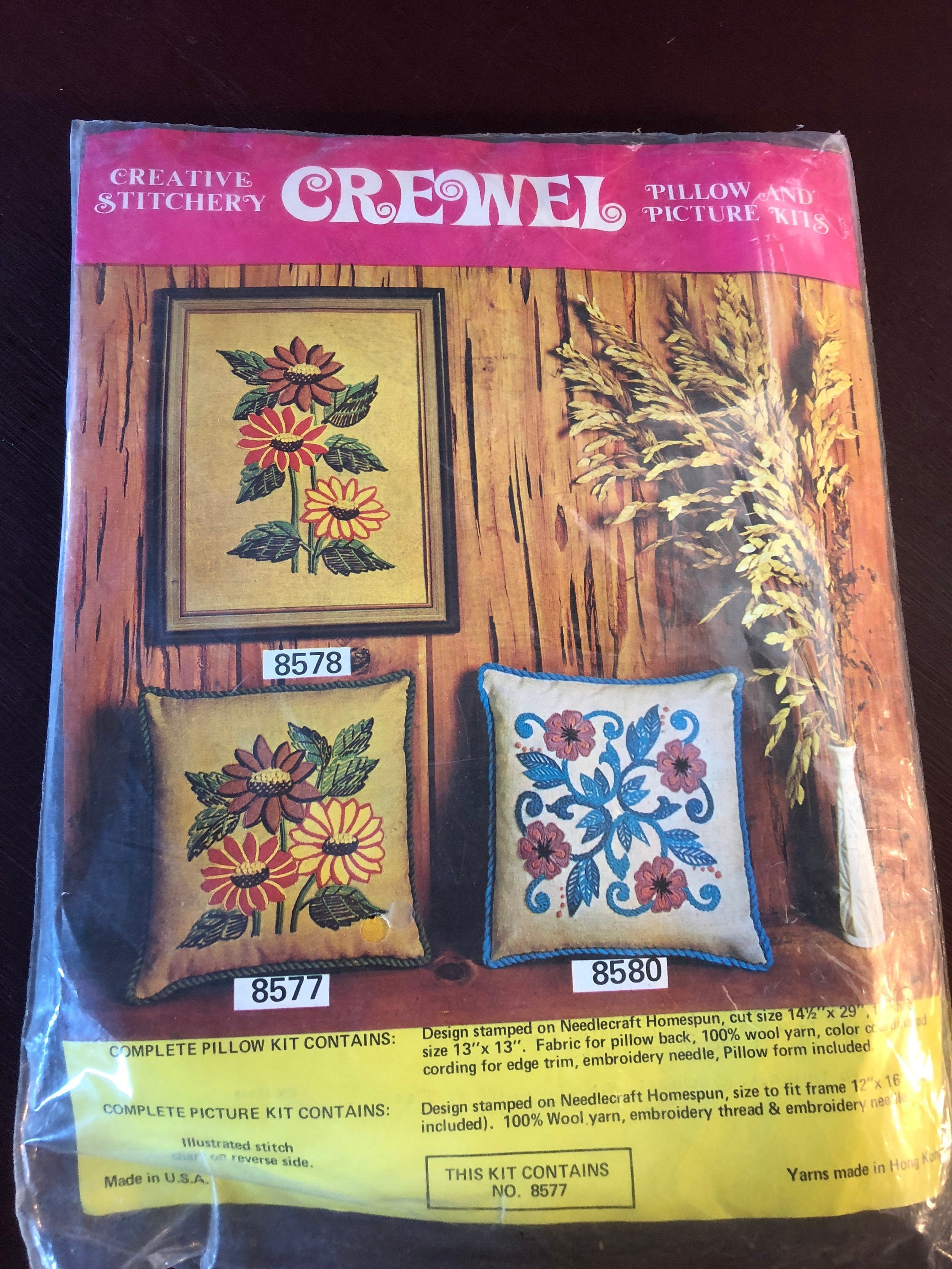 Crewel Embroidery kit for Beginners entitled 'Kim