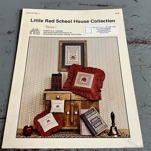 Bobbie's Little Red School House Collection Roberta G. Hedges Leaflet No. 3 counted cross stitch chart