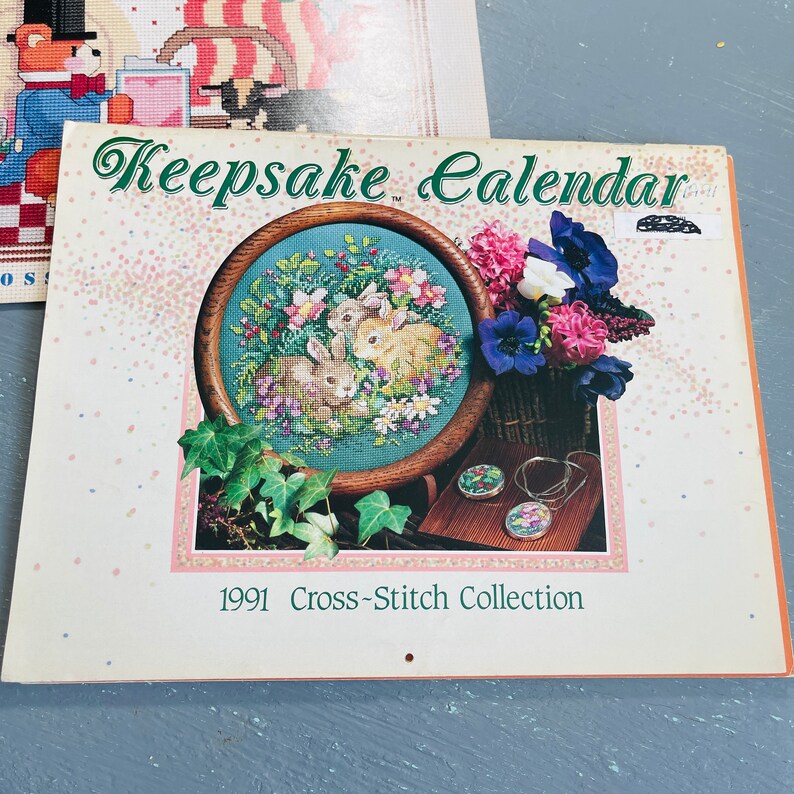 Craftways Keepsake Calendars Set of 4 Vintage 1989 1990 Etsy