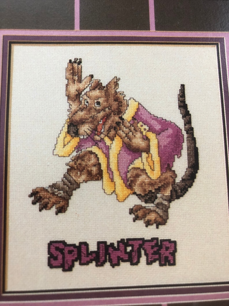 Teenage Mutant Ninja Turtles Counted Cross Stitch Patterns Set of 5 Including...See Description for details*