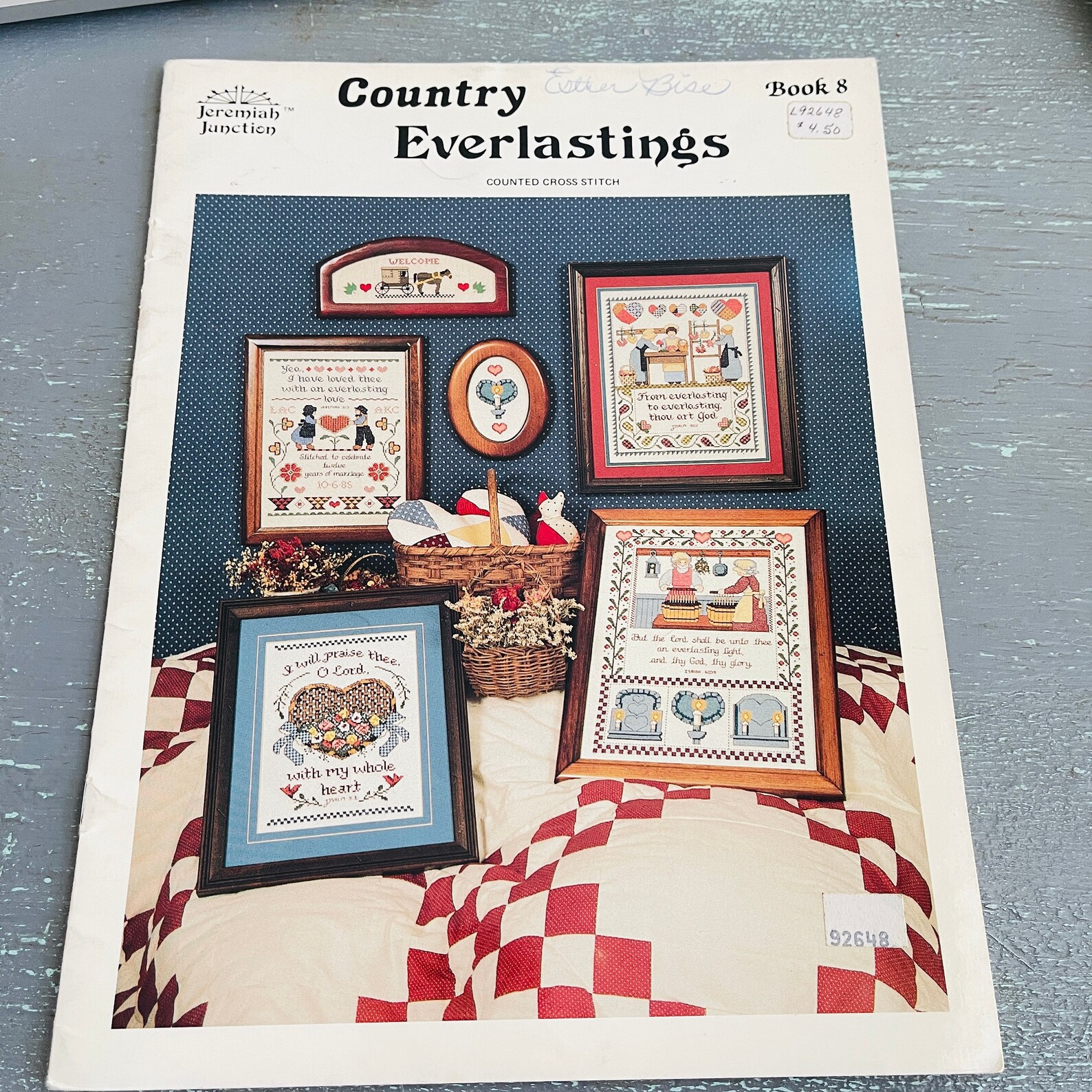 Jeremiah Junction Choice of 9 Counted Cross Stitch Charts Etsy