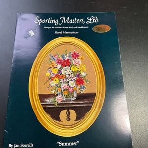 Sporting Masters, Ltd. escolha de gráficos de ponto cruz contados e bordados, veja fotos e variações *