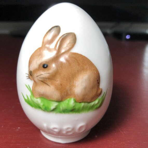 egg 1997.9.1発行 Bunny Egg Dated 1980, Goebel West Germany Vintage