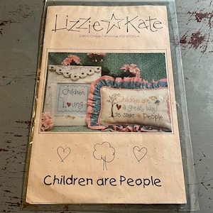 Lizzie Kate Children are People needlecraft pattern