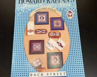 Back Street Designs Howard Kaplan's French Country Store choice vintage counted cross stitch charts*