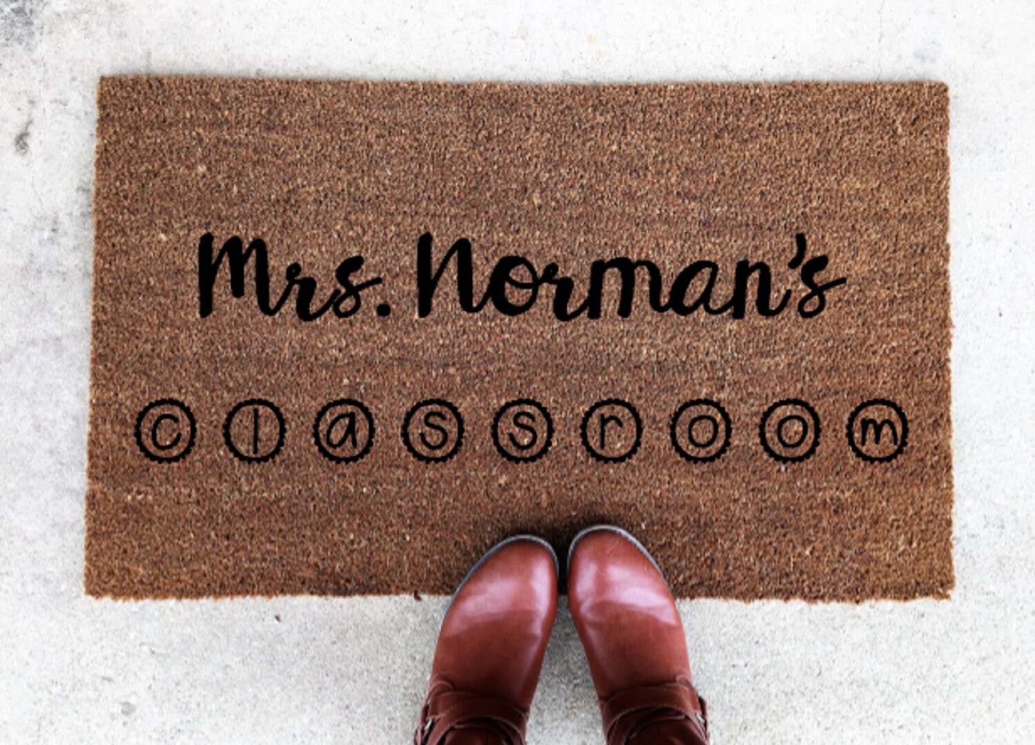 Back to School Door Mat Teacher Door Mat Gifts for Teachers Etsy