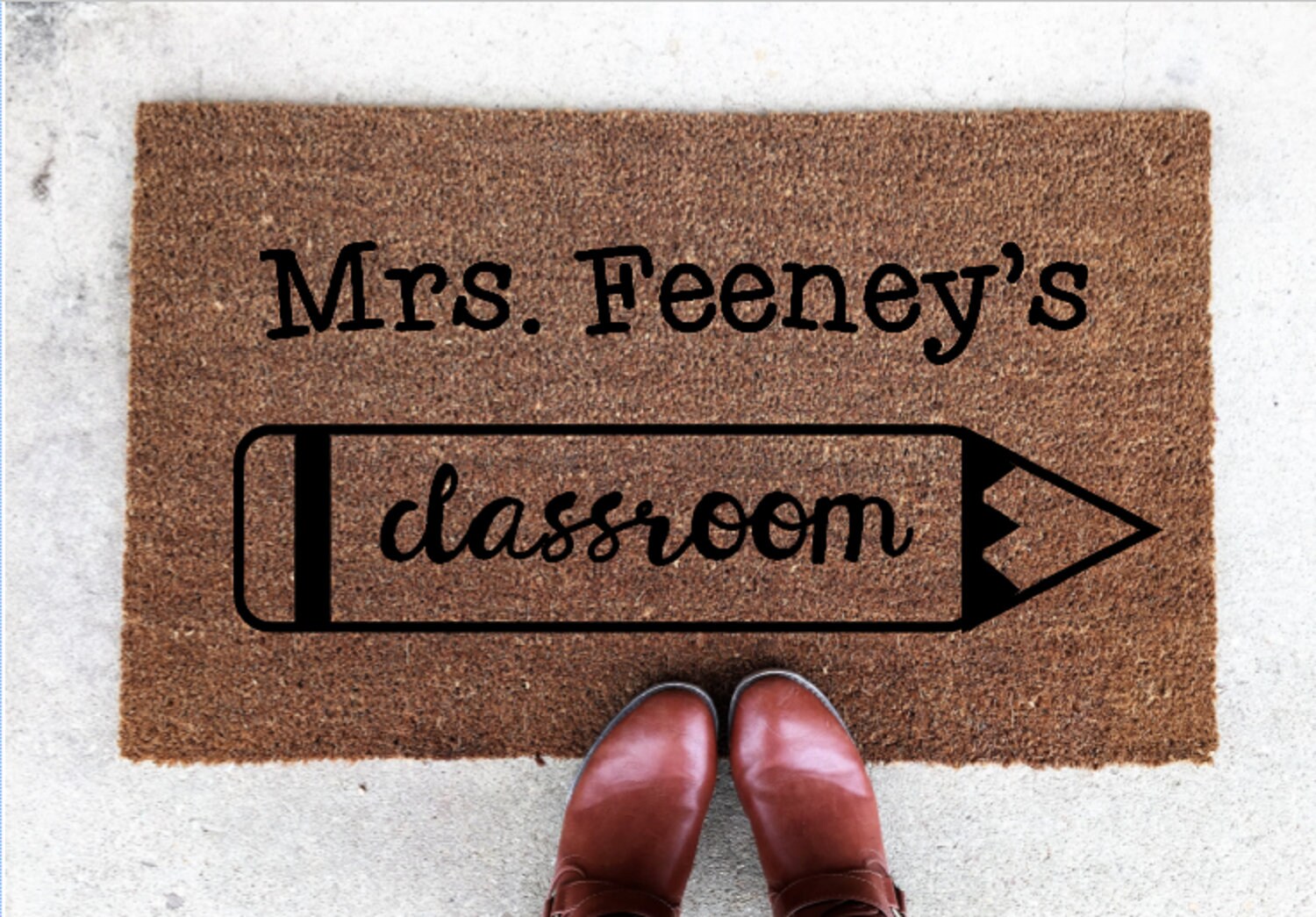 Back To School Door Mat Teacher Door Mat Gifts for Teachers Etsy