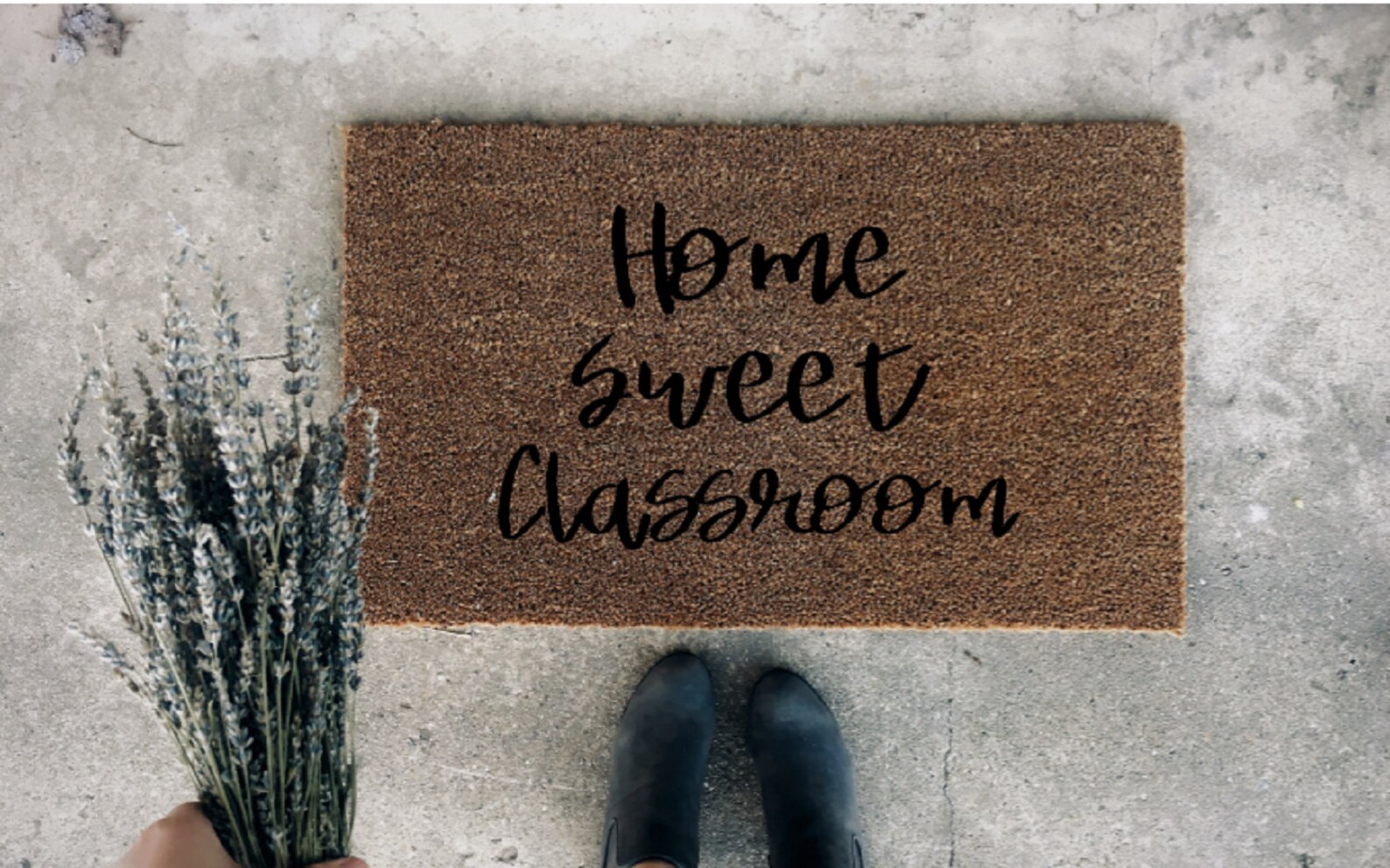 Back To School Door Mat Teacher Door Mat Gifts for Teachers Etsy