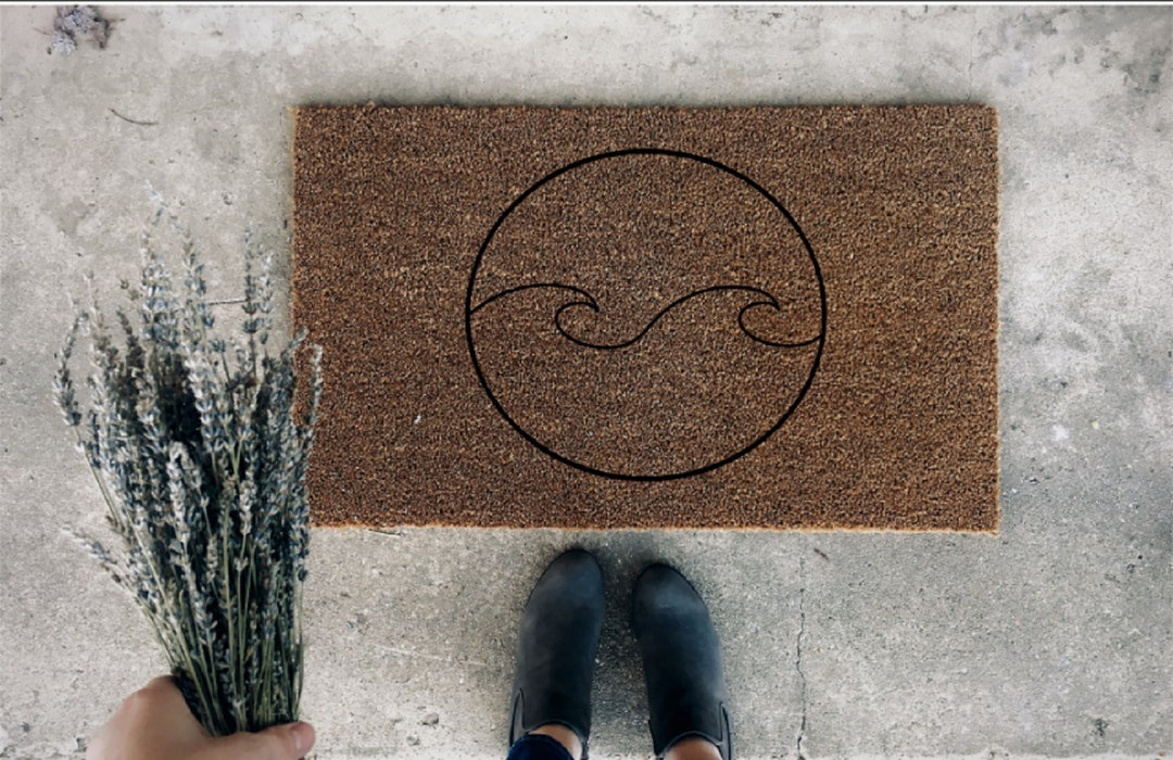 Ocean Doormat Beach Mat Housewarming Gift Funny Etsy