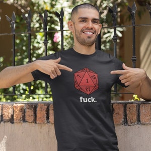 Critical Fail Grappig D20 Shirt