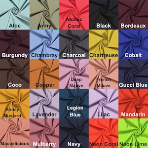 Crepe Techno Knit Fabric: Spandex Stretch, Bridal, Evening, Dress Sewing DIY