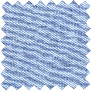 Fine woven surface with delicate heather effect, combining traditional chambray charm with flexible comfort CHAMBRAY/WHITE
