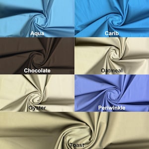 Sateen Heavy Cotton Stretch Fabric by the Yard - Woven Cotton Spandex Dress Pants Sewing Fabric Premium Sateen Stretchable Natural Fiber