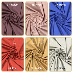 LitLook Micro Suede Faux Knit Fabric by the Yard - Stretch Brushed Suede for Dresses, Jackets, Leggings, Dresses, Fall & Winter Fashion image 7