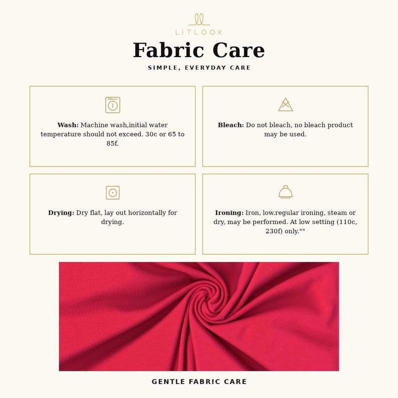 LitLook Havey Super Soft Ponte de Roma Knit Fabric: 4-Way Stretch Rayon Spandex - Brandy by Verdure™ image 9