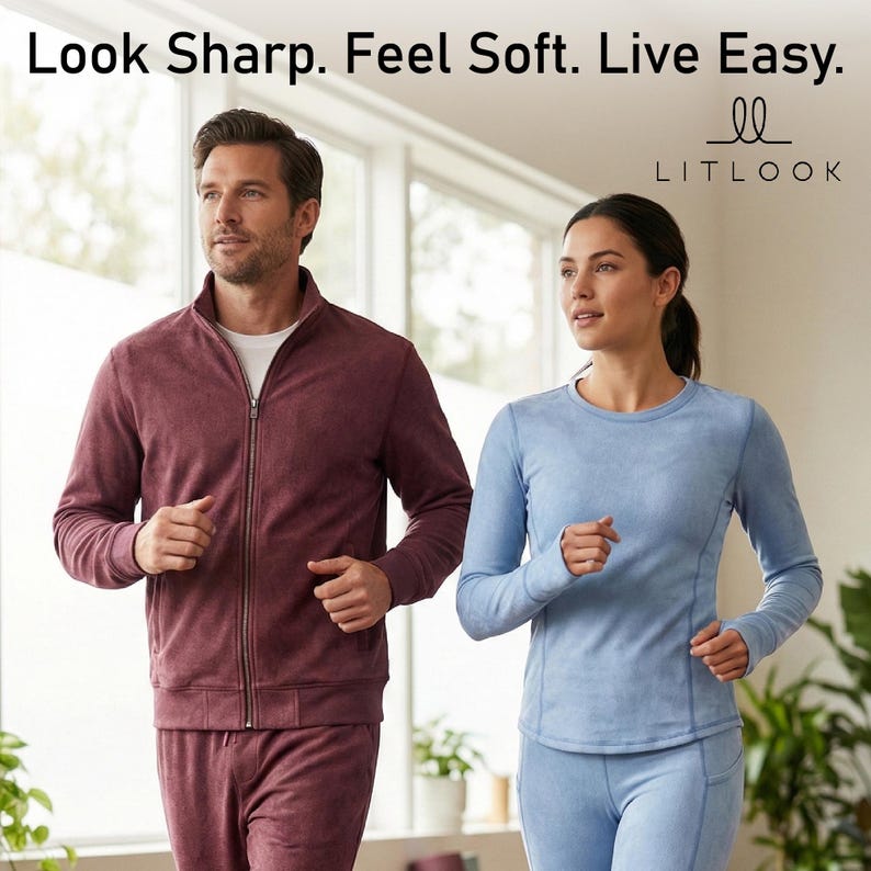 LitLook Micro Suede Faux Knit Fabric by the Yard - Stretch Brushed Suede for Dresses, Jackets, Leggings, Dresses, Fall & Winter Fashion image 10
