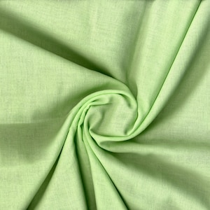 Lightweight cotton voile with a soft, semi-sheer weave ideal for delicate and airy designs CELERY