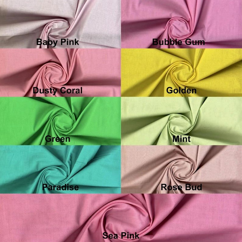 Lightweight cotton lawn with smooth weave, semi-sheer drape, perfect for dresses, quilts, and blouses