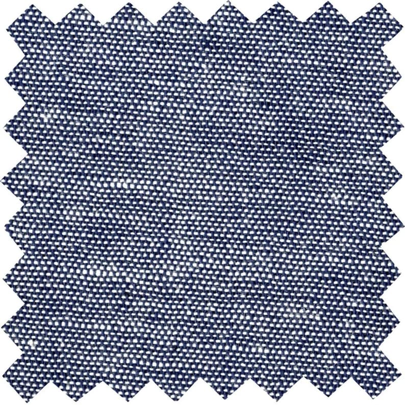 Fine woven surface with delicate heather effect, combining traditional chambray charm with flexible comfort INDIGO/WHITE