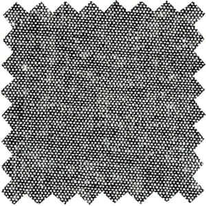 Fine woven surface with delicate heather effect, combining traditional chambray charm with flexible comfort BLACK/WHITE