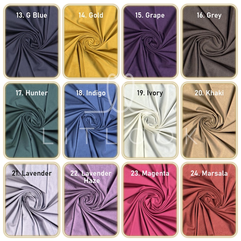 LitLook Micro Suede Faux Knit Fabric by the Yard - Stretch Brushed Suede for Dresses, Jackets, Leggings, Dresses, Fall & Winter Fashion image 5