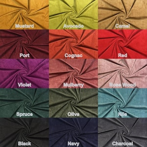 Corduroy Knit Fabric: Soft Stretchy Apparel & Craft Fabric by the Yard