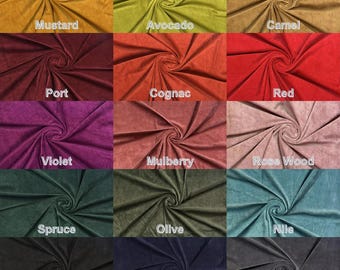 Corduroy Knit Fabric: Soft Stretchy Apparel & Craft Fabric by the Yard