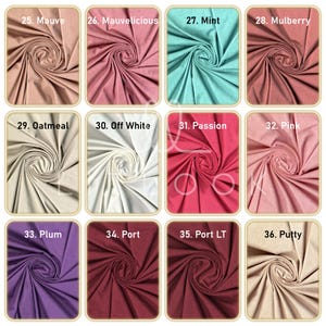 LitLook Micro Suede Faux Knit Fabric by the Yard - Stretch Brushed Suede for Dresses, Jackets, Leggings, Dresses, Fall & Winter Fashion image 6