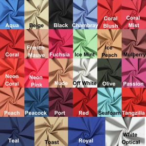 Scuba Techno Knit Fabric: 220 GSM Polyester Spandex Stretch Sewing Fabric