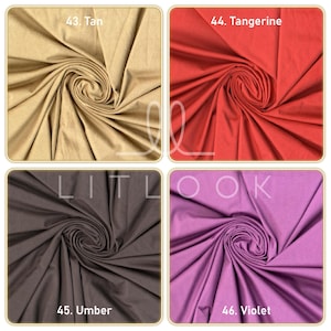 LitLook Micro Suede Faux Knit Fabric by the Yard - Stretch Brushed Suede for Dresses, Jackets, Leggings, Dresses, Fall & Winter Fashion image 8