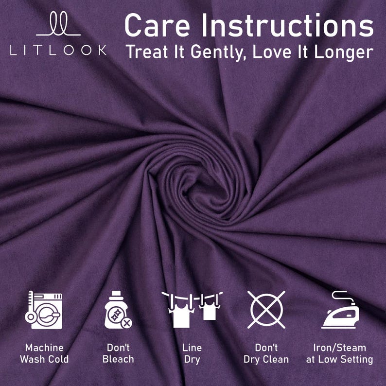 LitLook Micro Suede Faux Knit Fabric by the Yard - Stretch Brushed Suede for Dresses, Jackets, Leggings, Dresses, Fall & Winter Fashion image 9