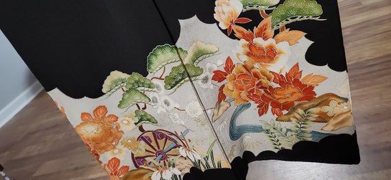 Haori, Kimono, Silk Kimono, vintage, silk, embroi… - image 2