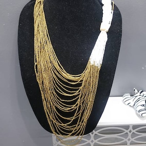 Beaded Necklace, Statement Necklace, African jewelry, made in Kenya