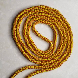 Waist beads, belly chain, body jewelry, beads, necklace, layered choker, beaded necklace, Ghana beads, made in Ghana, handmade