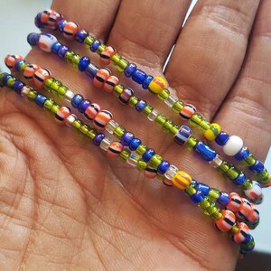 Waist beads, belly chain, body jewelry, beads