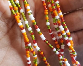 Waist beads, belly chain, body jewelry, beads