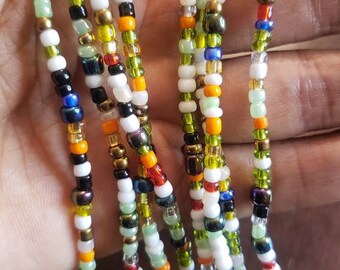 Waist beads, belly chain, body jewelry, beads