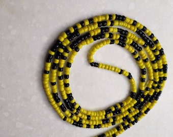 Waist beads, belly chain, body jewelry, beads, necklace, layered choker, beaded necklace, anklet, African jewelry, made in Ghana, handmade