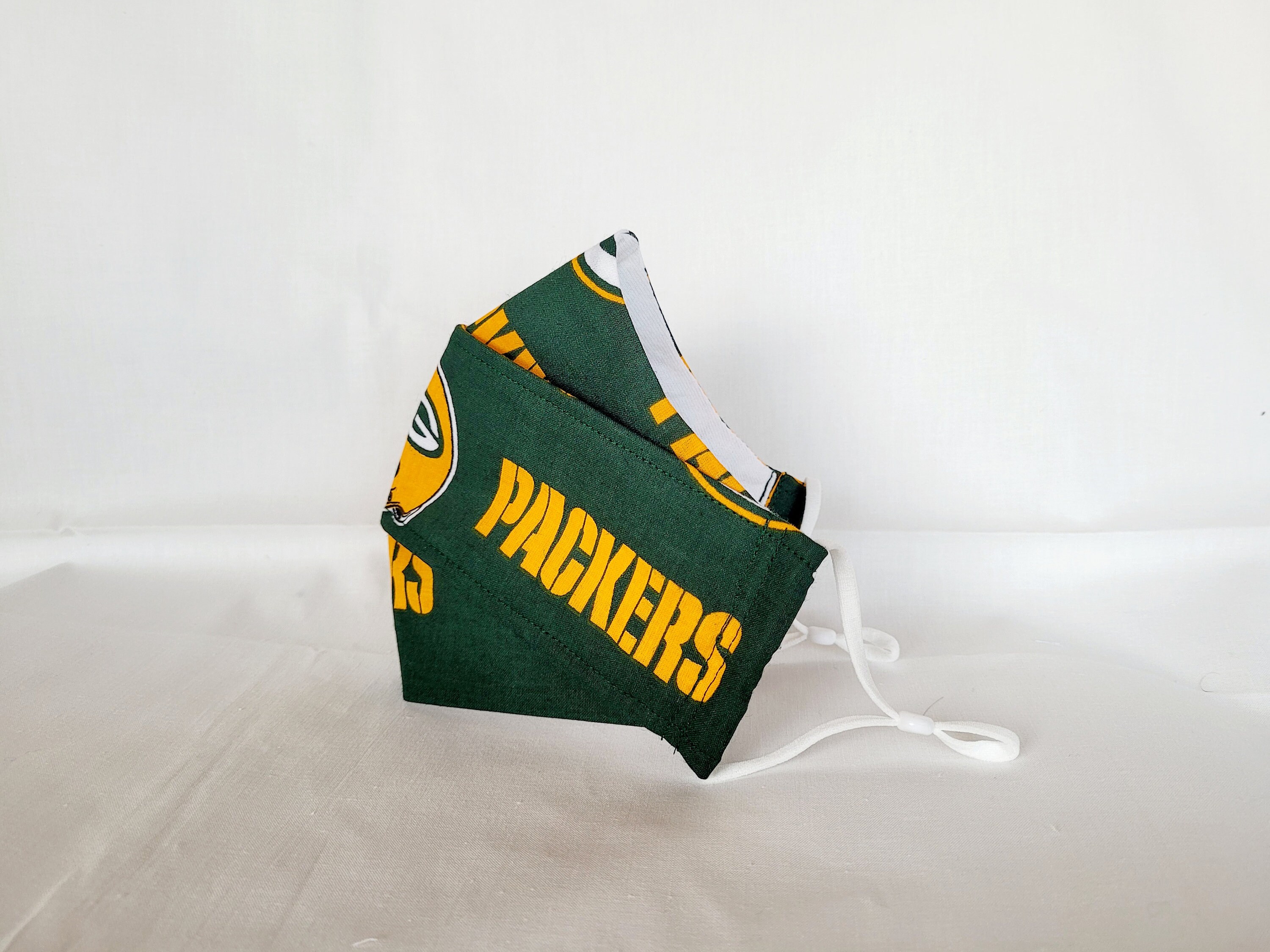 Green Bay Packers Face Mask Adults & Kids 3D Adjustable Etsy